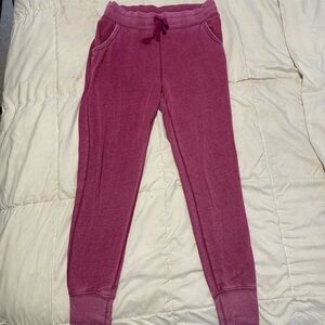 Aerie Pink Jogger Pants
